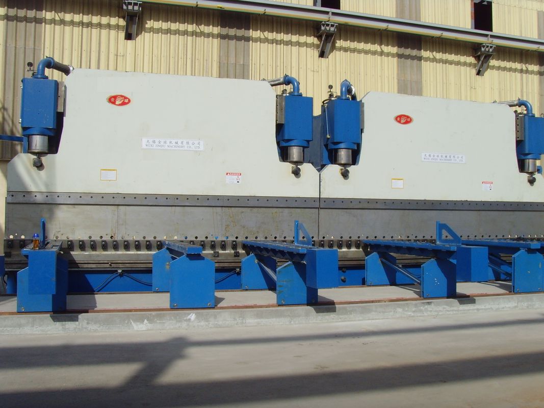 3500 ตัน CNC ไฮดรอลิก Tandem Press Brake แม็กซ์ มุมบิด 30-180 องศา