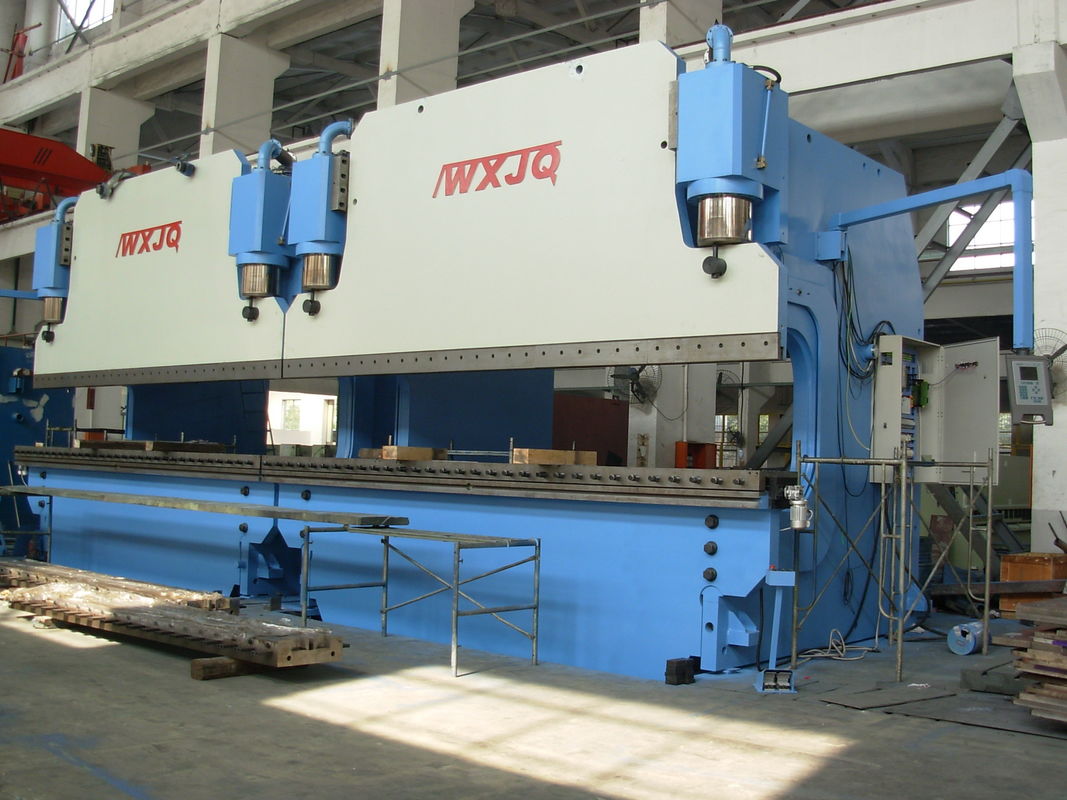 3500 ตัน CNC ไฮดรอลิก Tandem Press Brake แม็กซ์ มุมบิด 30-180 องศา